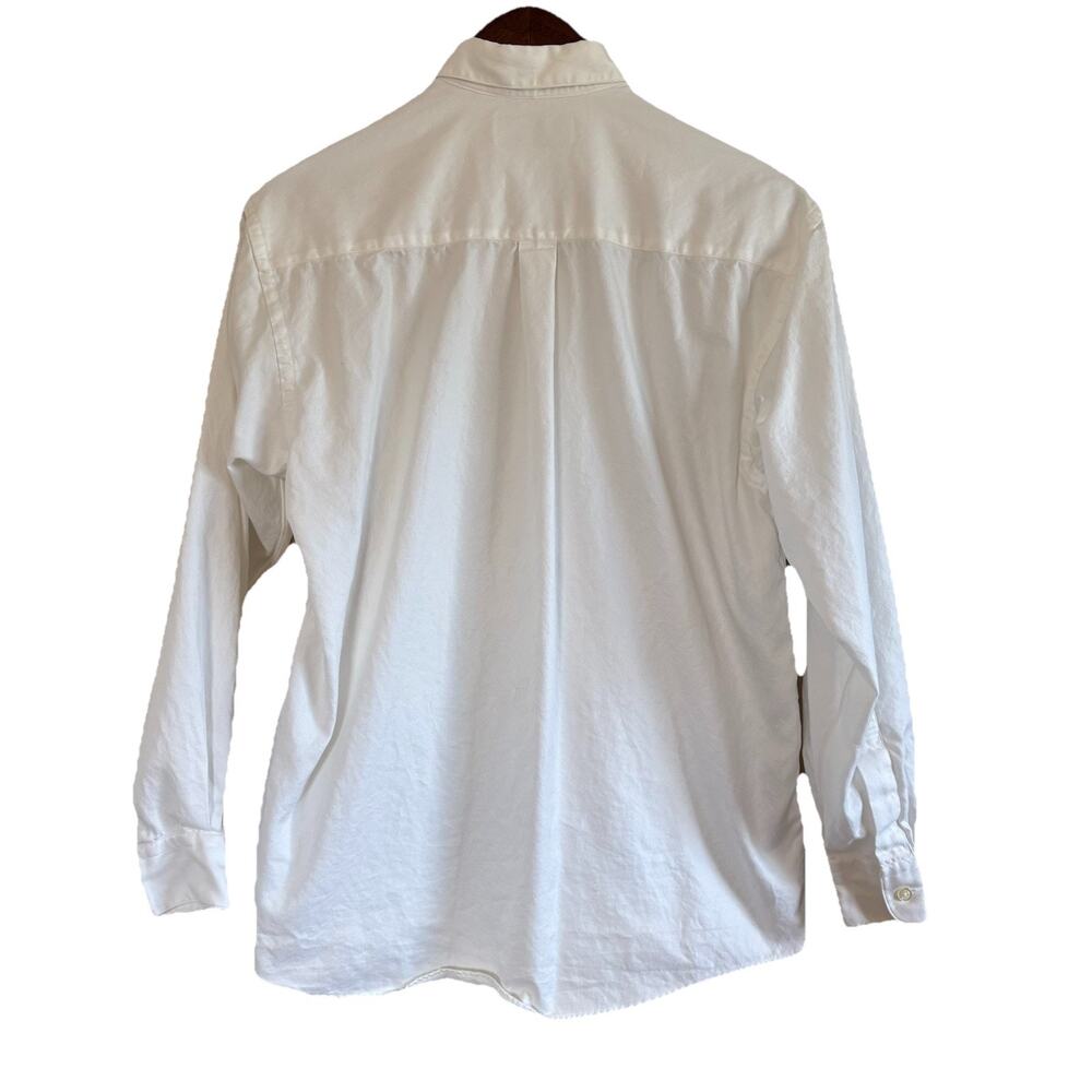 Vtg Paul Stuart White Long Sleeve Button Down Shirt Women’s Size 4 100% Cotton - Picture 5 of 16